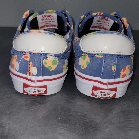 **RARE**Vans Nintendo x Chima Ferguson Pro 'Mushrooms' Blue/White Sneakers - Picture 4 of 9